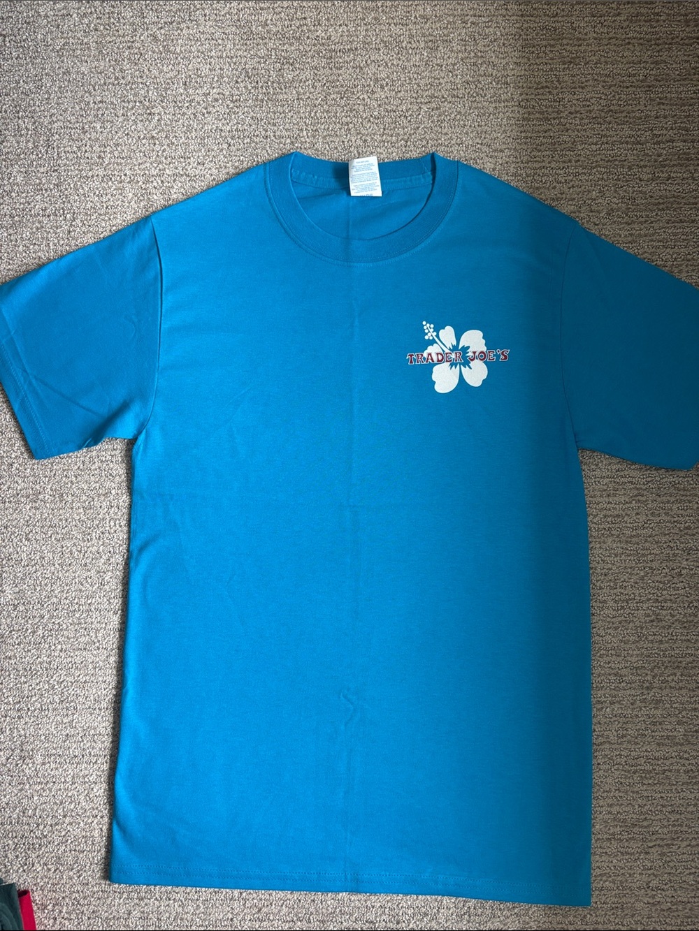 Trader Joe's blue tshirt🌺
